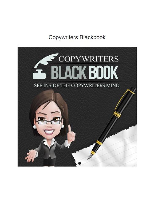 Product picture Copywriters Black Book