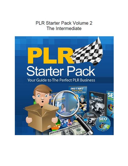 Product picture PLR Starter Pack  Volume 2 - The Intermediate